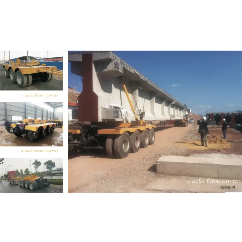 12.4m Semi de 3 ejes plano