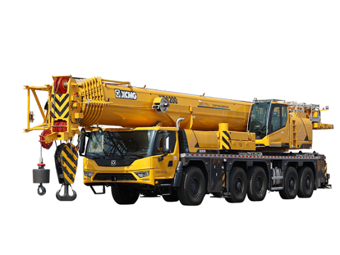 Toda la grúa del terreno